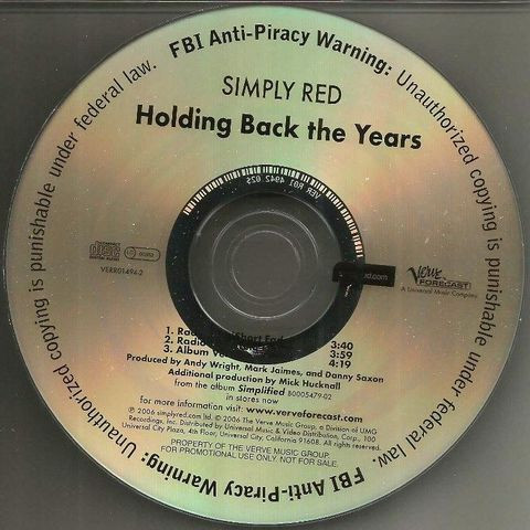 Holding Back The Years (Radio Edits)